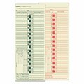 Tops Business Forms TOPS, Time Card For Lathem, Bi-Weekly, Two-Sided, 3 1/2 X 9, 500PK 1275